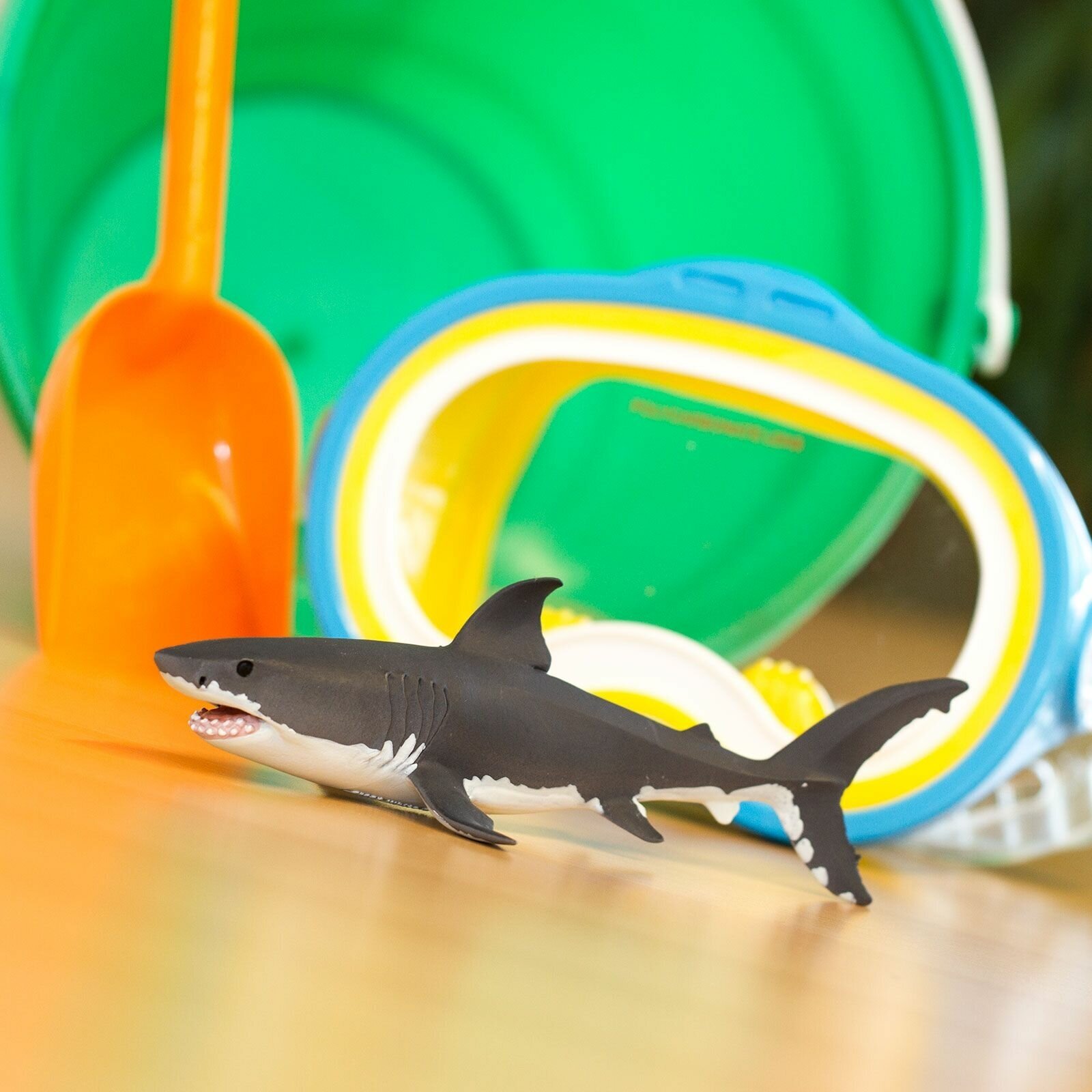 Фигурка морские обитатели Safari Ltd Большая белая акула, для детей, игрушка коллекционная, 200729