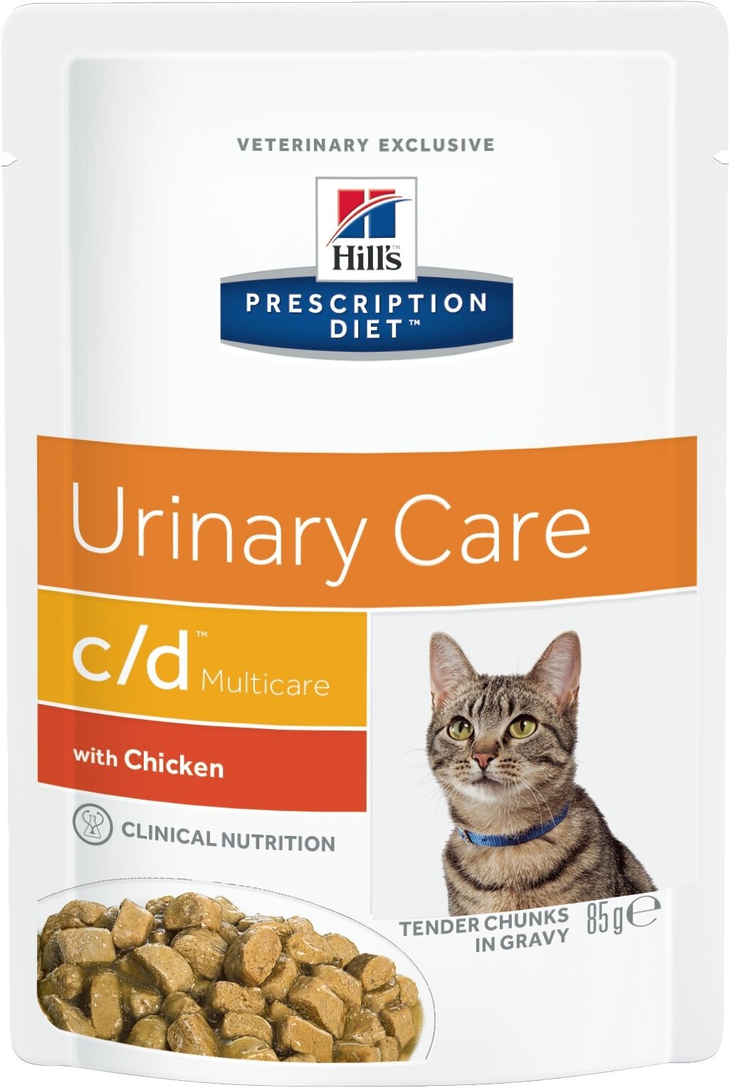 HILL'S Prescription Diet c/d Multicare Urinary Care Пауч д/кошек Диета (Профилактика МКБ) Курица