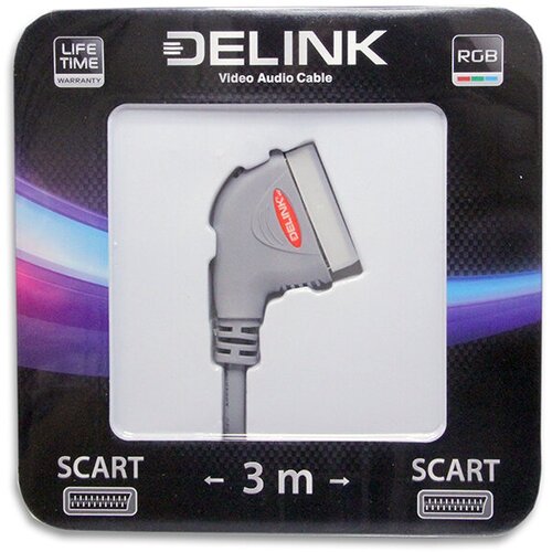 Кабель DELINK (3644) SCART -SCART 