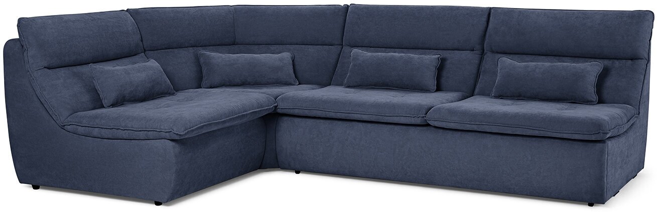 Угловой диван-кровать Hoff Ривьера, универсальный угол, цвет синий