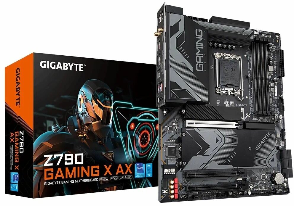 Материнская плата Gigabyte Z790 GAMING X AX, Socket 1700, Intel Z790, 4xDDR5-4800, HDMI+DP