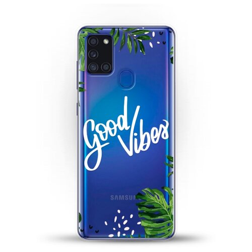 фото Силиконовый чехол good vibes на samsung galaxy a21s andy & paul