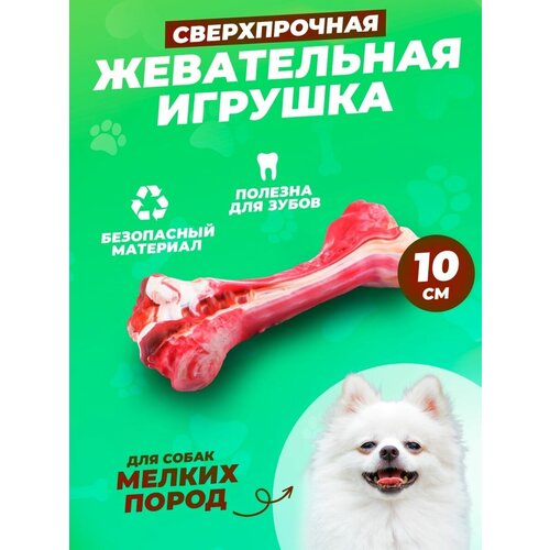 Прочная игрушка косточка для собак, кусалка игрушка для собак solmax косточка для зубов зеленая 18 5x11x6 см