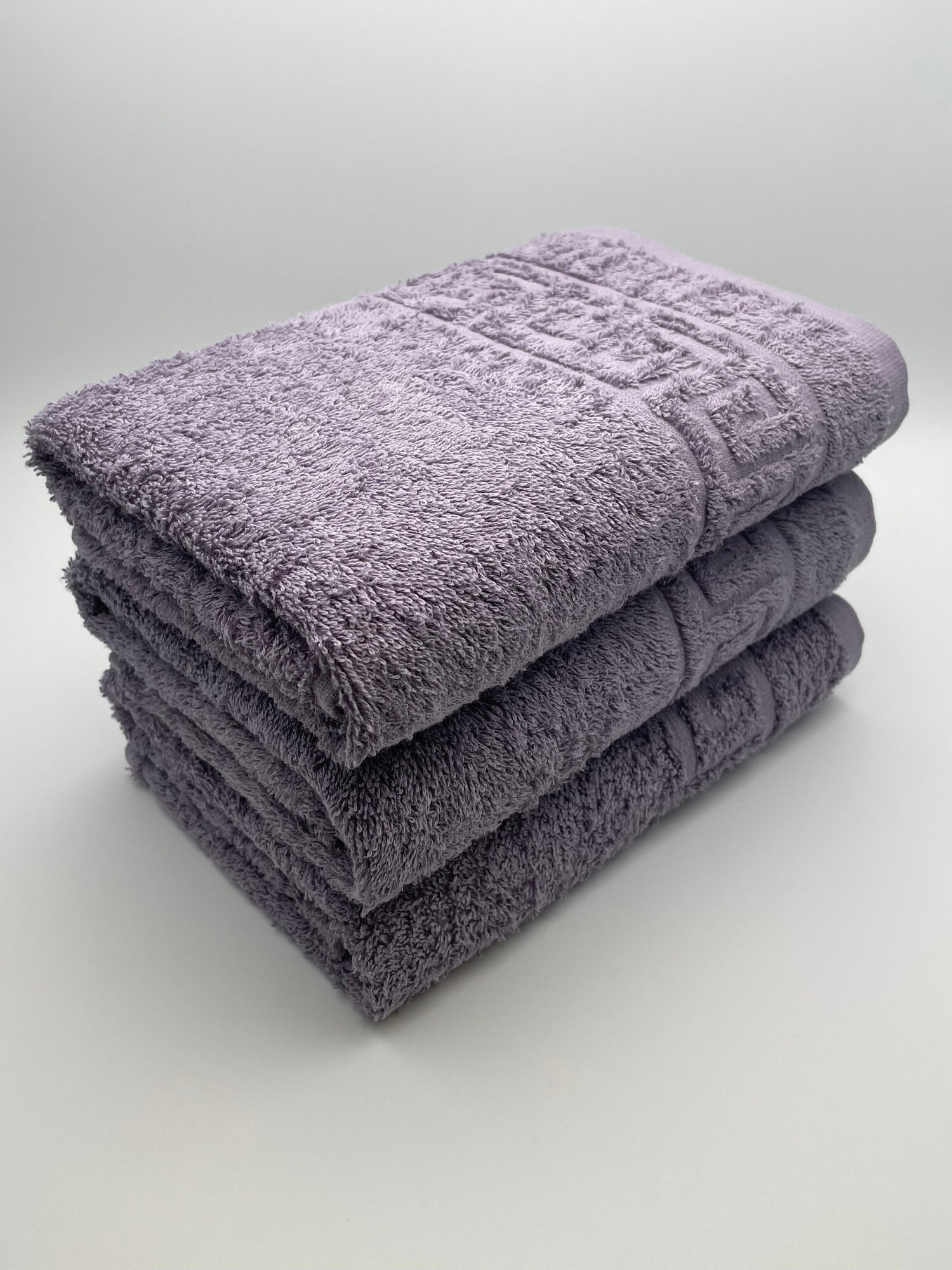 Махровые полотенца для рук, кухонные 40х70-3шт. Набор полотенец махровых / Комплект махровых полотенец 3шт. цветные / TM TEXTILE /