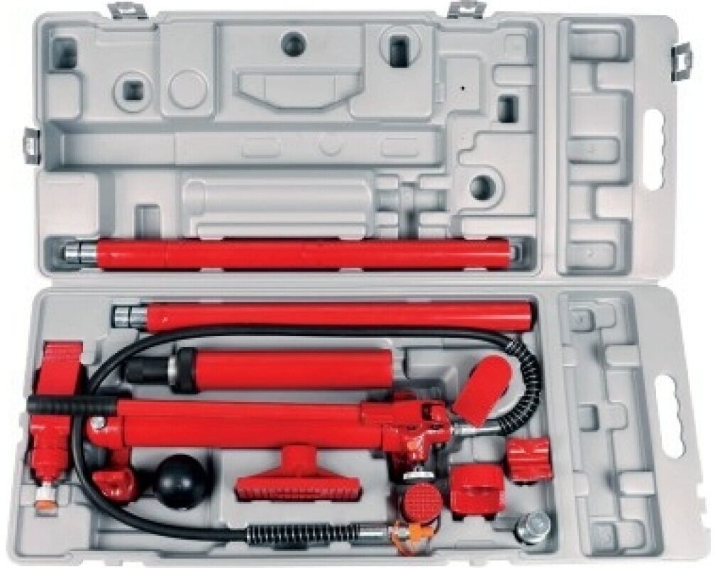 Набор гидравлического инструмента для кузовного ремонта 10 т. 17 предметов Ombra OHT918N
