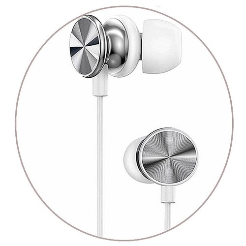 Гарнитура вакуумная HOCO M96 elegant silver 46000₽