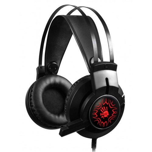 Наушники с микрофоном A4Tech Bloody J437 черный 18м мониторные USB оголовье J437 3170₽