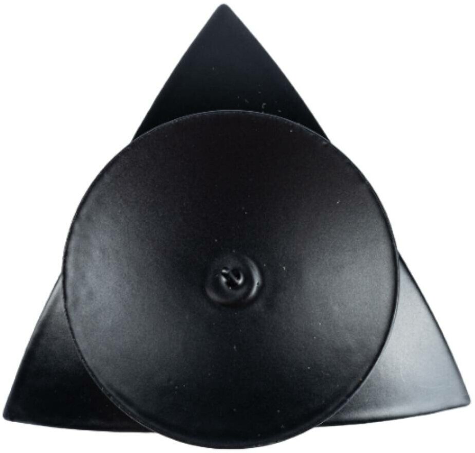 Подсвечник металл на 1 свечу "Звездочка", 3,5х9 см, черный - фотография № 2