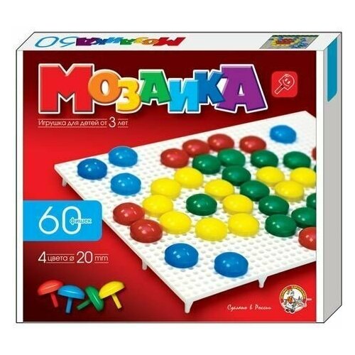 Мозаика d20 60эл/4цв/1поле 230х200х35