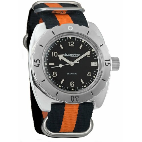 фото Наручные часы восток мужские наручные часы восток амфибия 150366, оранжевый