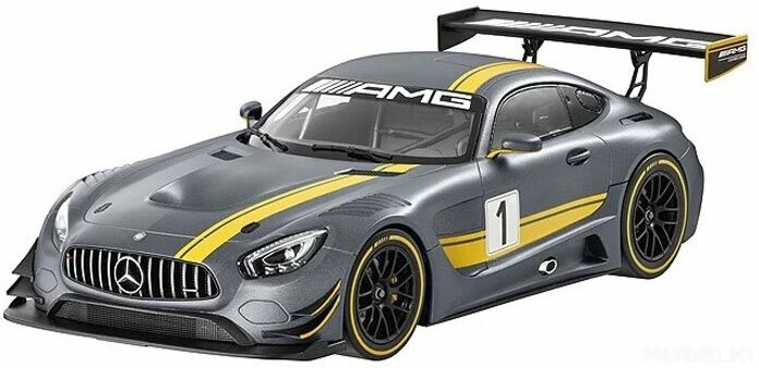 Автомобиль радиоуправляемый Rastar Mercedes AMG GT3 серый - фото №18