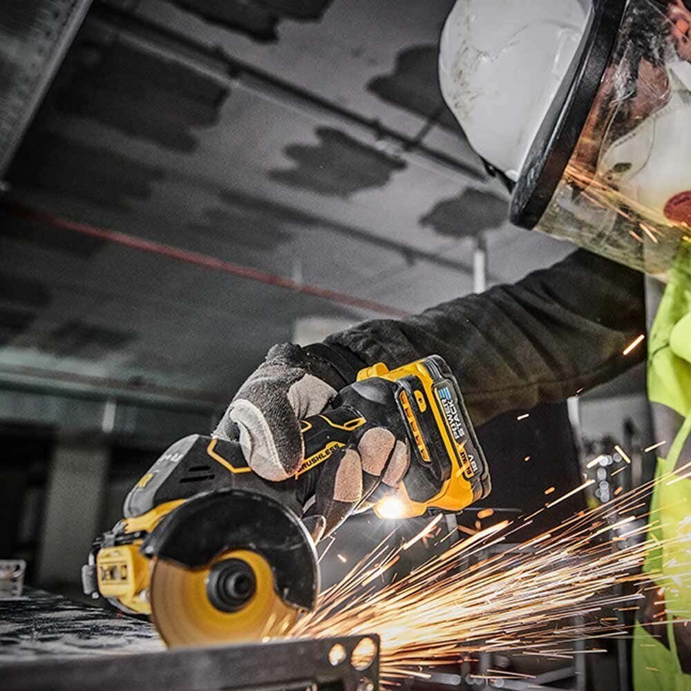 Аккумуляторная угловая шлифовальная машина DeWalt DCS438N - фото №16