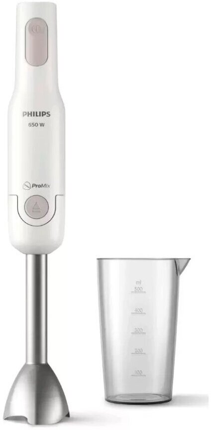 Блендер погружной Philips HR2534/00 650Вт белый/нержавеющая сталь