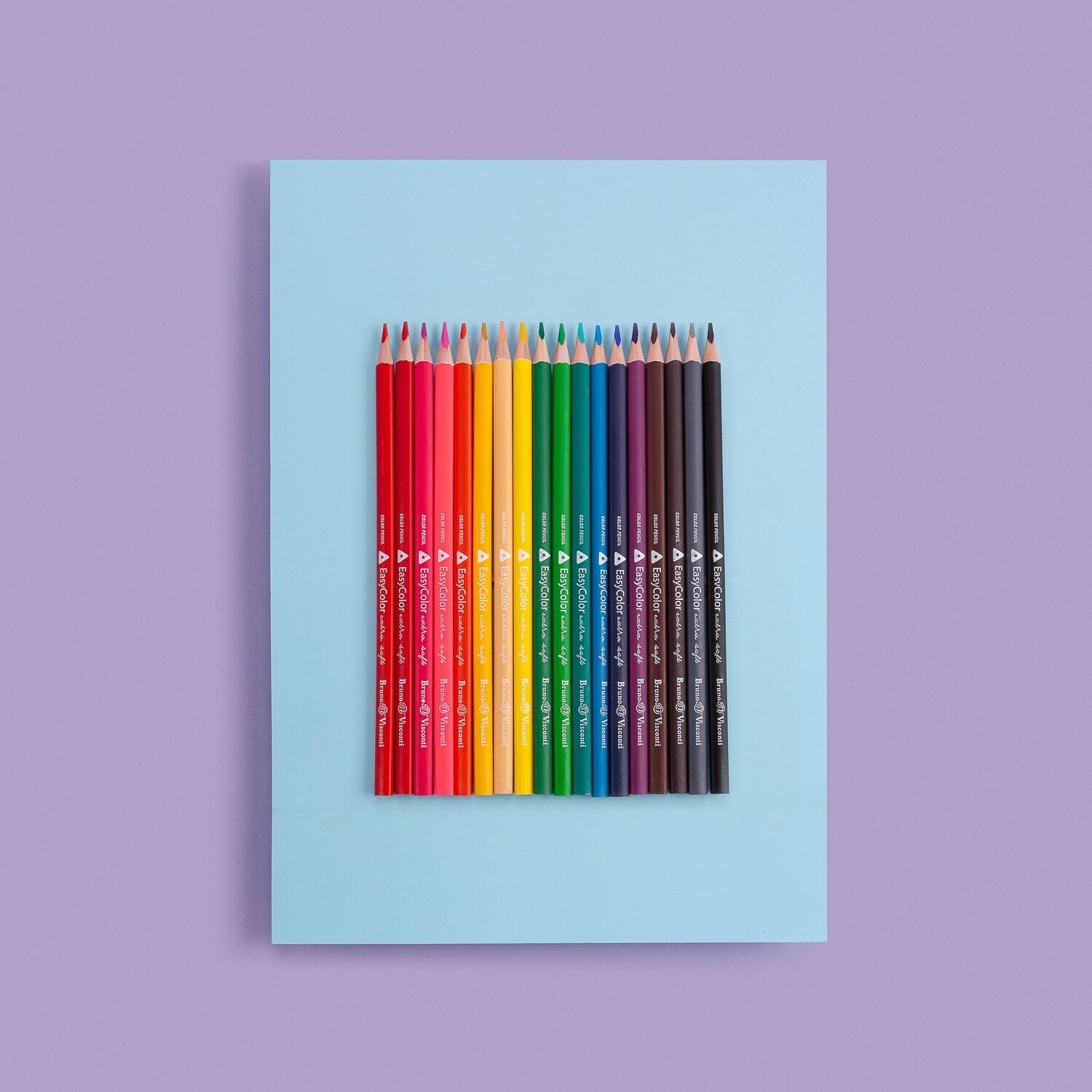 Карандаши цветные "Easycolor" (18 цветов, трехгранные) (30-0029) - фото №8