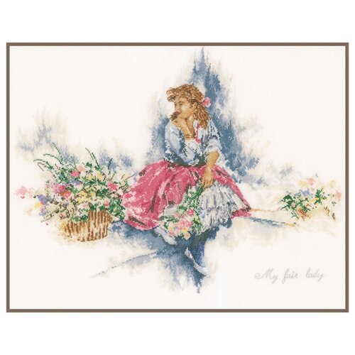 фото Pn-0182405 набор для вышивания lanarte 'моя прекрасная леди' 54х43см