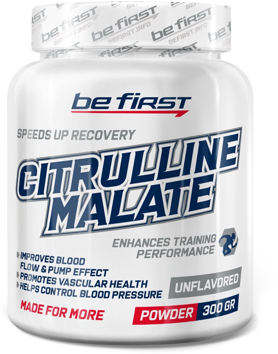 Be First Citrulline Malate Powder - 300 грамм, ---