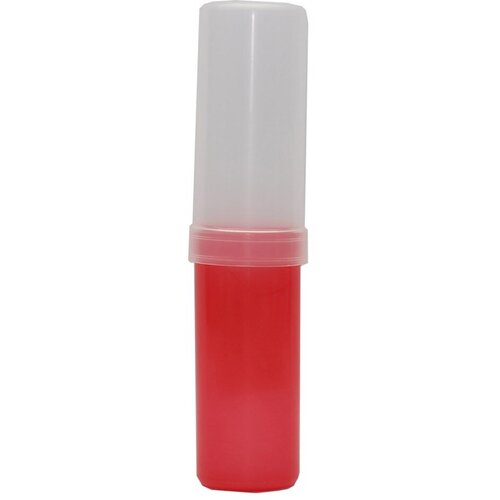 Пенал-тубус красный пластик (ПН-4559)