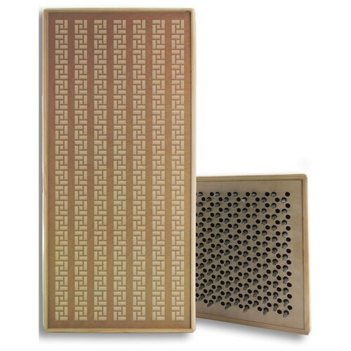 фото Доска садху с динамическими гвоздями, мозаика - 3 шаг 10мм светлая goodwood