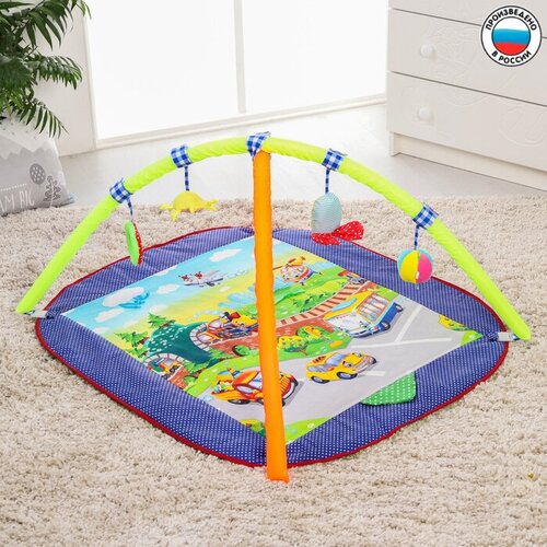 Развивающий коврик с дугами Веселый парк 9786 см виды микс Крошка Я 1909₽
