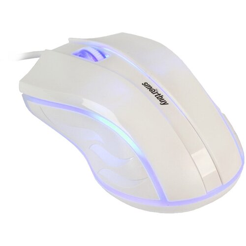 Мышь Smartbuy ONE 338 USB с подсветкой белый 2btnRoll 65900₽
