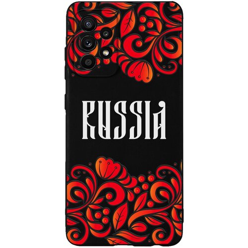 Силиконовый чехол Mcover для Samsung A33 с рисунком Russia орнамент силиконовый чехол mcover для realme 9 pro с рисунком russia орнамент