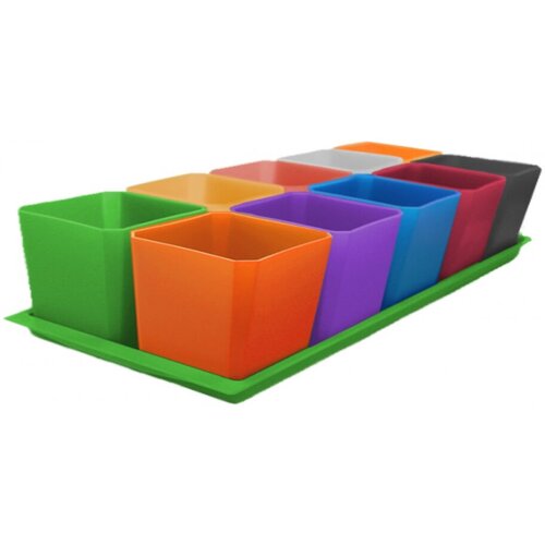 Набор горшков для рассады пеликан 0330 Микс