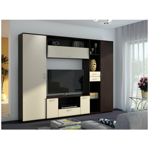 Vavilon / Мебель для гостиной, стенка в гостиную СВ-248 Диана, 2550х380х1950