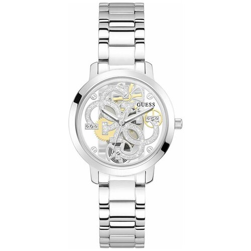 фото Наручные часы guess, серебряный