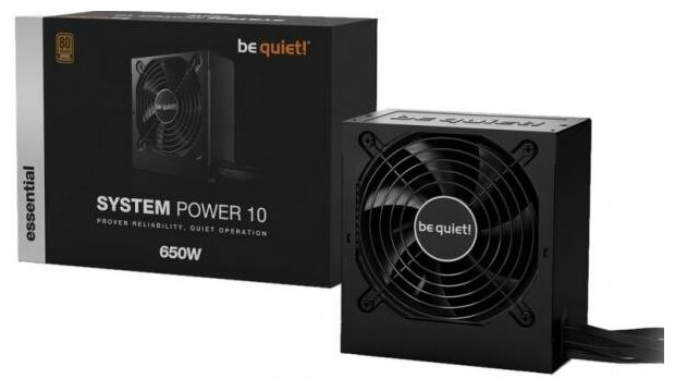 БП ATX 650 Вт Be quiet System Power 10 BN328