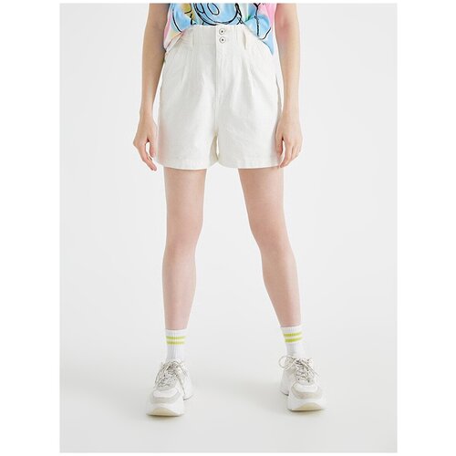 фото Шорты koton women, 1yak03016mw, цвет: white, размер: 40