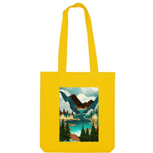 фото Сумка шоппер us basic, желтый