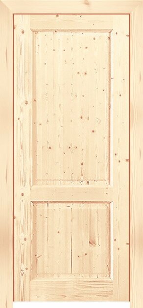 Межкомнатная дверь ВДК Классика без покрытия 600х2000 с Коробочным брусом