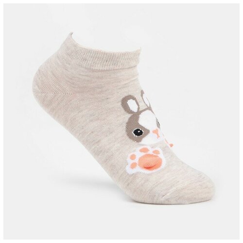 фото Носки hobby line, размер 36/40, бежевый