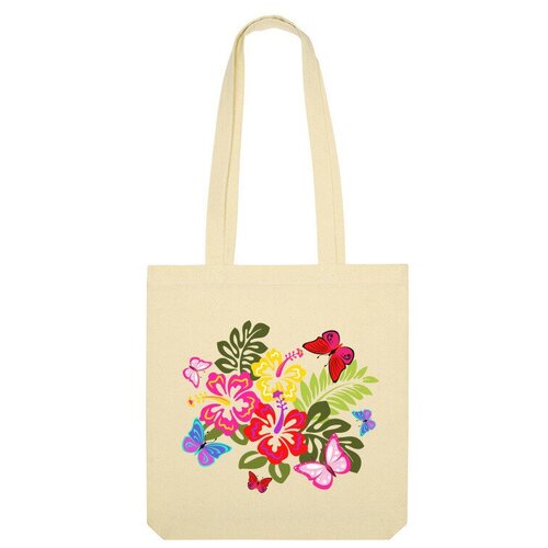 фото Сумка шоппер us basic, бежевый