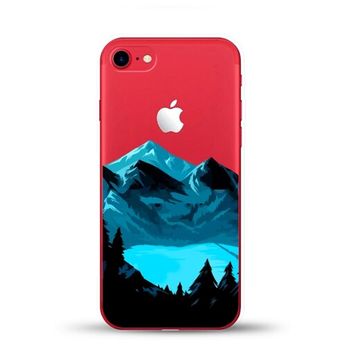 фото Силиконовый чехол горы и озеро на apple iphone 7 andy & paul