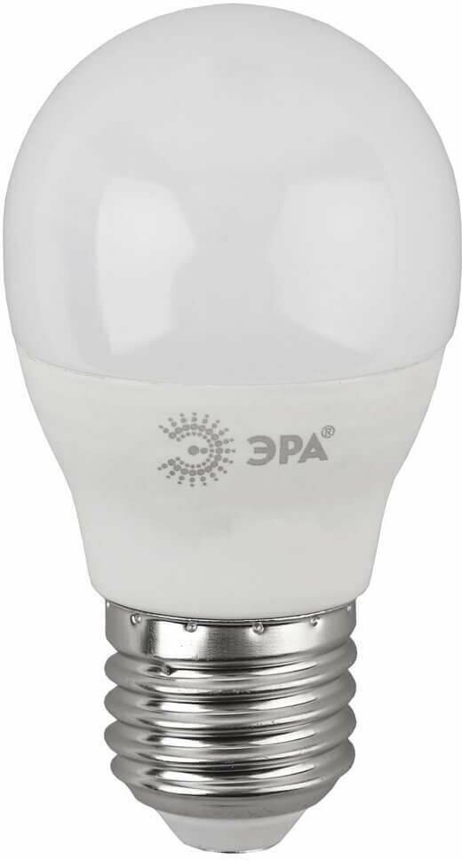 Лампа светодиодная ЭРА E27 5W 4000K матовая LED P45-11W-840-E27 Б0032989