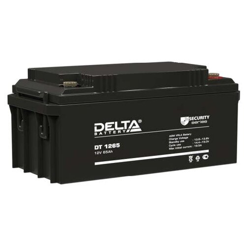 Аккумуляторная батарея DELTA Battery DT 1265 12В 65 А·ч аккумуляторная батарея delta battery dt 1218 12в 18 а·ч