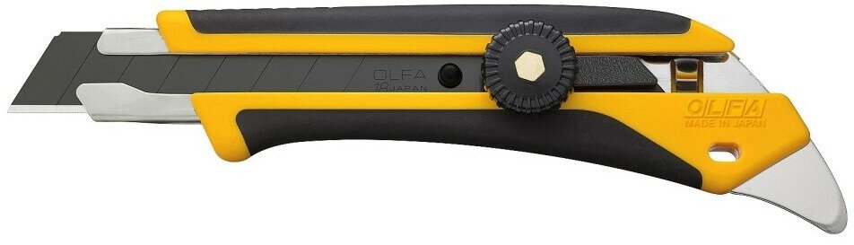 Нож Olfa X-design OL-L-5 для тяжелых работ с фиксатором винтовым, 18 мм