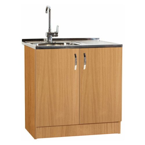 Тумба 80*50 цвет бук (2 дверцы) (ЛДСП)