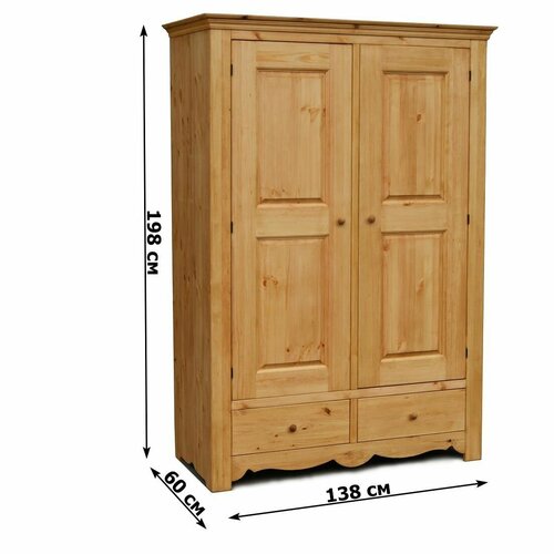 Шкаф для одежды ARMOIR FLEUR 138х60х198 см