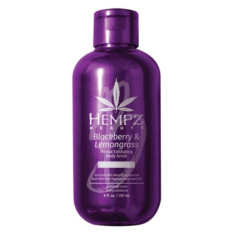 Скраб для тела Ежевика и Лемонграсс Scrub HEMPZ - фото №1