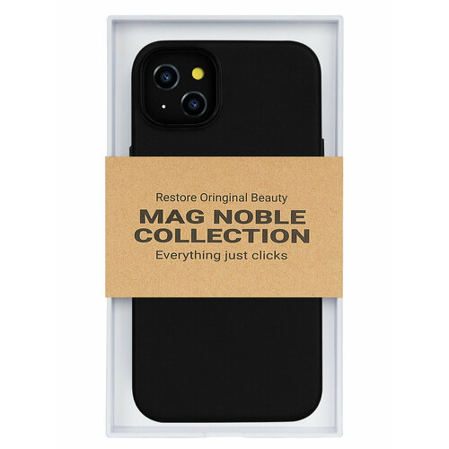 чехол с magsafe для iphone 14 mag noble collection чёрный Чехол с MagSafe для iPhone 14 MAG NOBLE COLLECTION-Чёрный