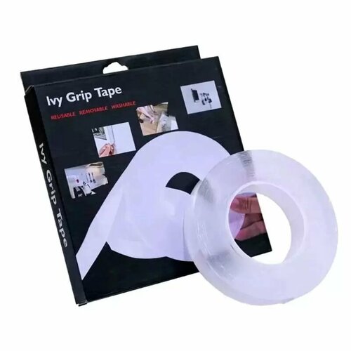 фото Многоразовая двухсторонняя крепежная лента ivy grip tape, 5м