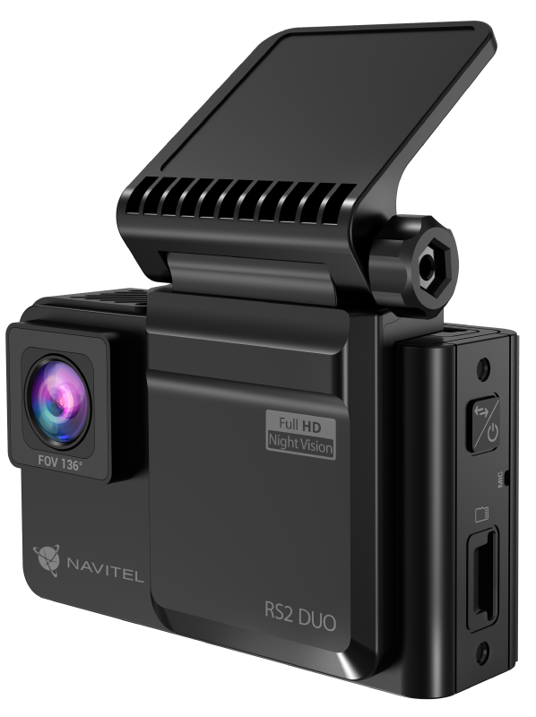 Видеорегистратор NAVITEL угол обзора 143°, 1920х1080 FullHD (30 fps), камера в салон SONY STARVIS (Night Vision) NAVITEL-RS2DUO