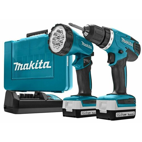 Аккумуляторная дрель-шуруповерт Makita DF347DWLE 4230700₽