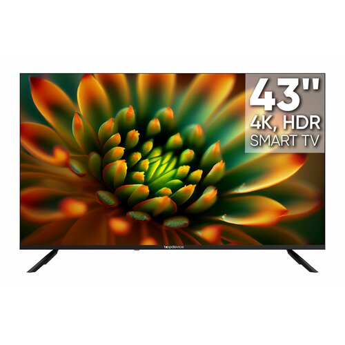 Телевизор 43 Topdevice TDTV43BS06UBK 4K UHD 3840x2160 SmartTV черный 2099900₽