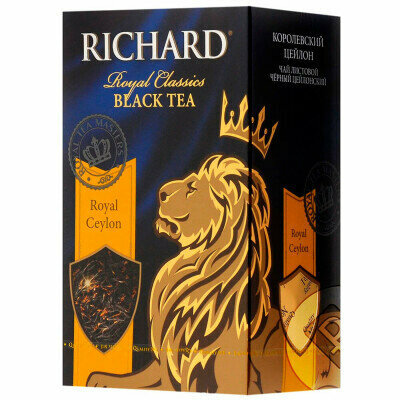 Чай черный Richard Royal Ceylon листовой, 180 г - фото №15