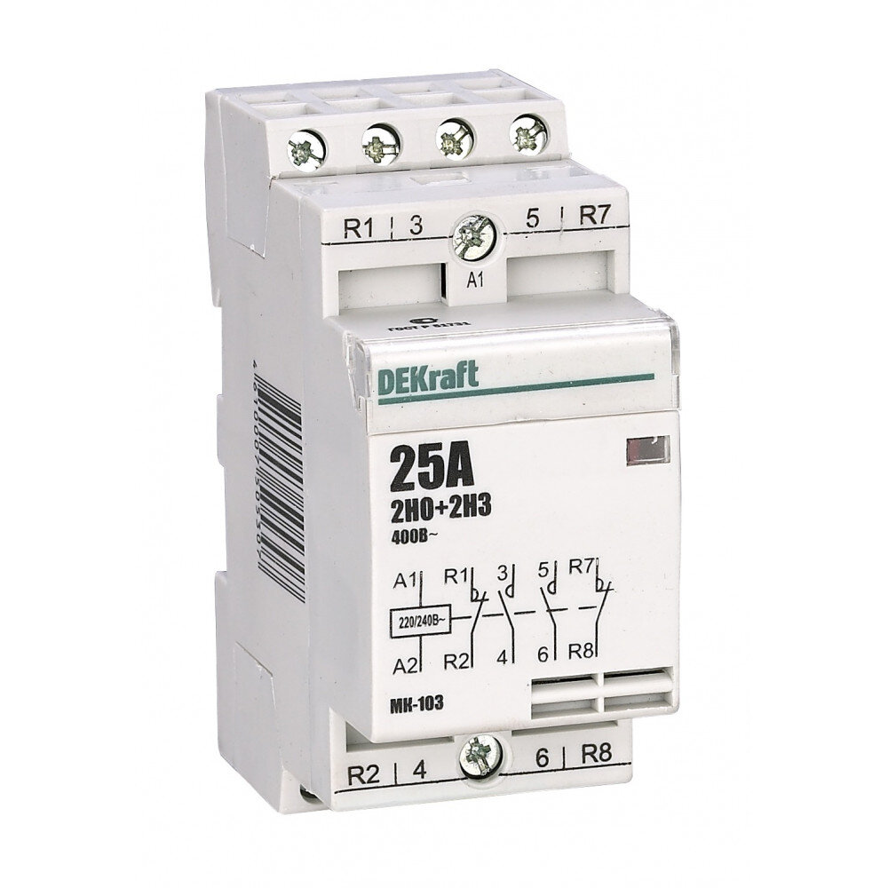 Модульный контактор 2НО+2НЗ 16А 230В МК-103, SCHNEIDER ELECTRIC 18055DEK (1 шт.)