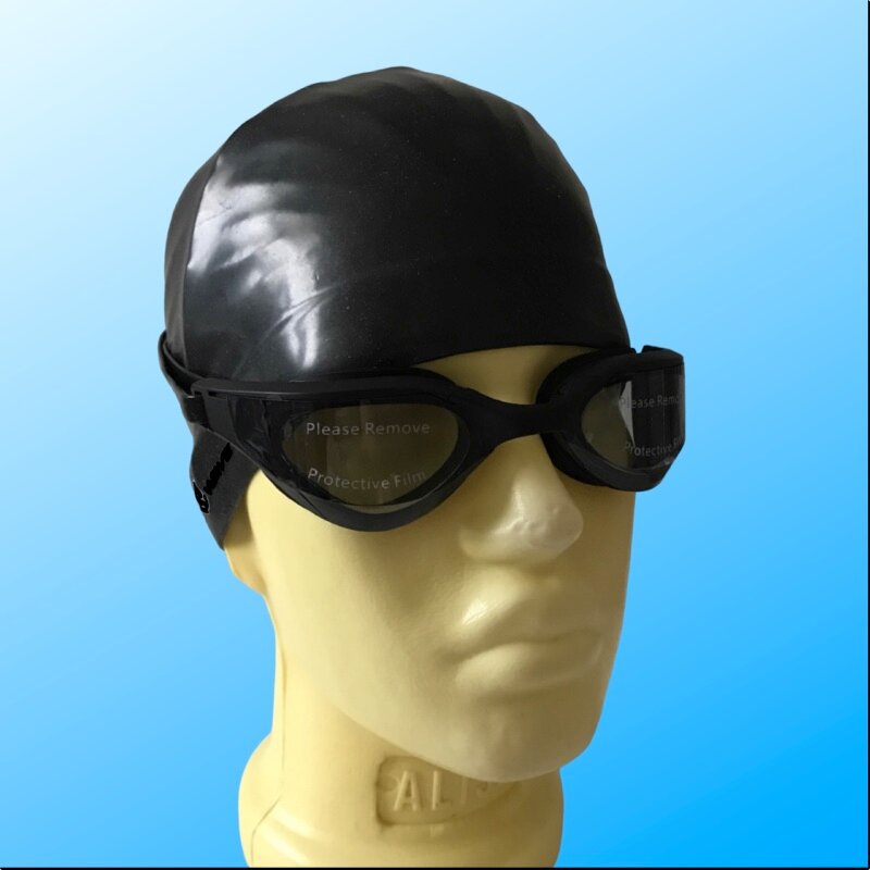 Очки для плавания Wet "PUNCHY PLUS", UV-защита, антифоговые, унисекс, чёрные — фото 1