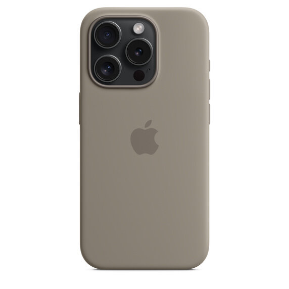 Чехол оригинальный Apple для Iphone 15 Pro Silicone Case - winter clay - фото №1